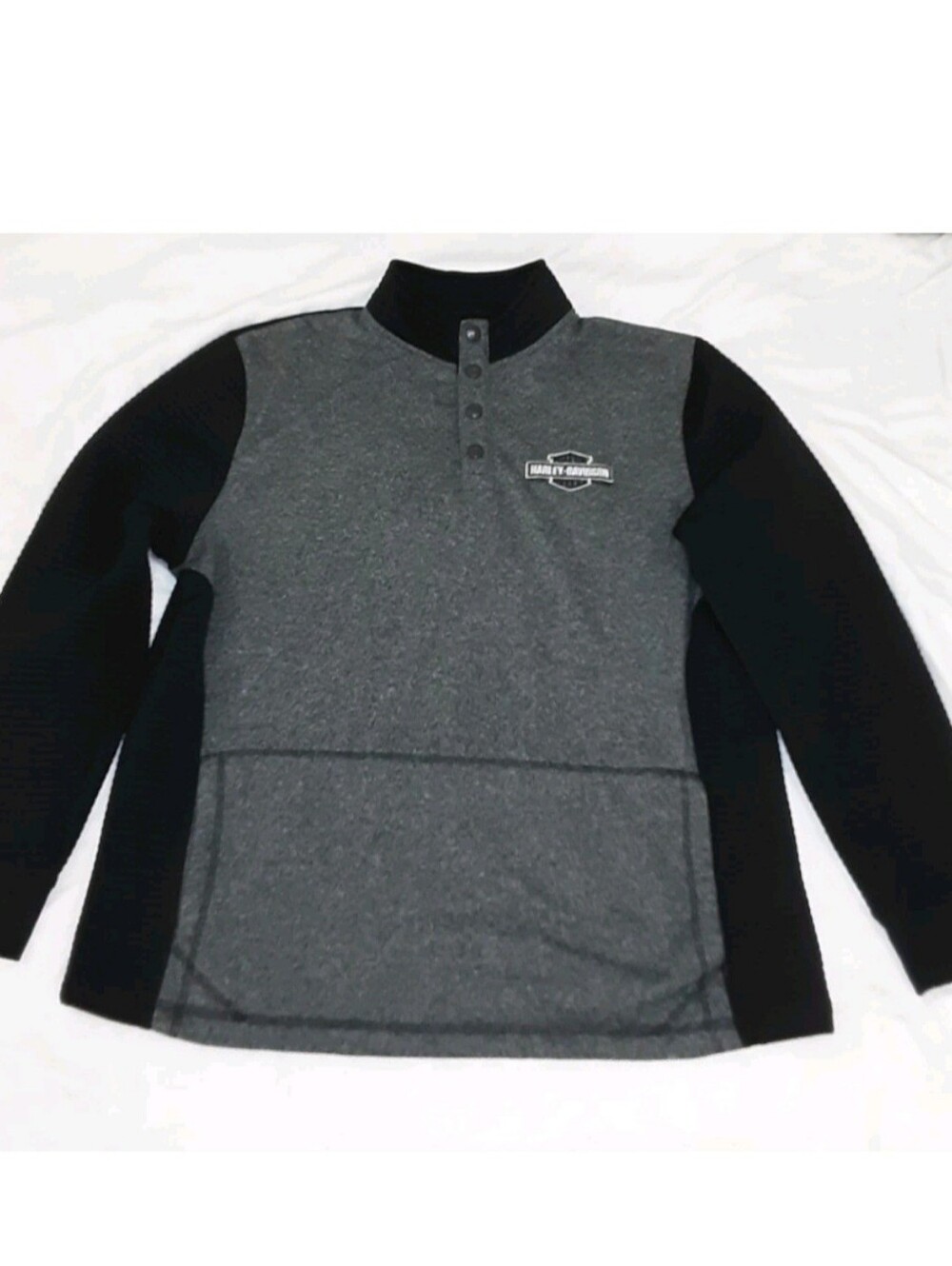 Harley Davidson Pull Over Fleece Jacket Size 1XL NWT Retail $80